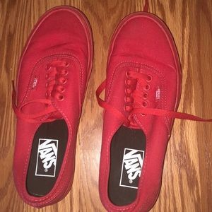 Red Vans